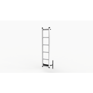 Echelle Aluminium à forer sur portes arrières 180° Transit 14- H2